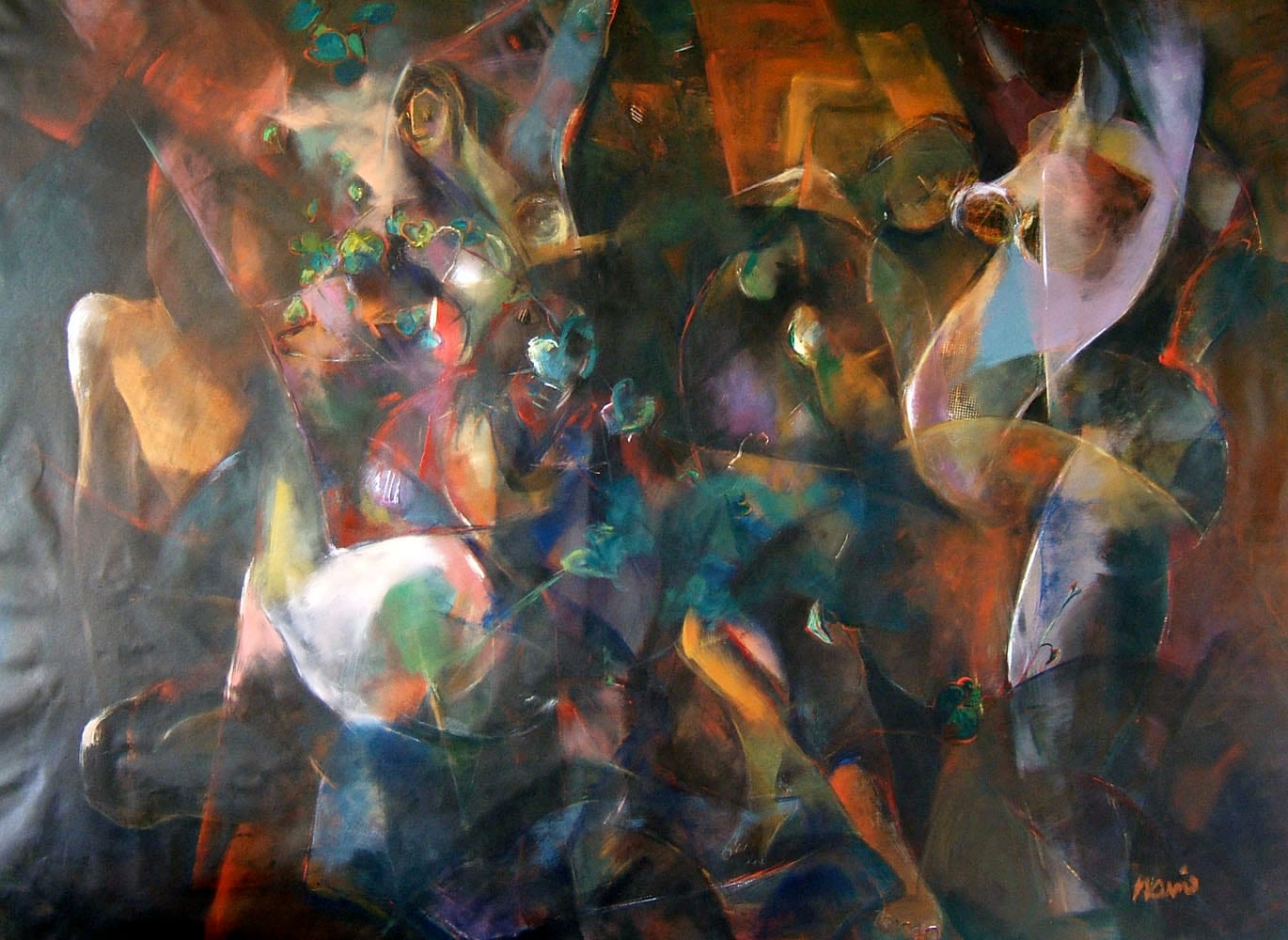 women Series 2008 acrylic 60"x81"