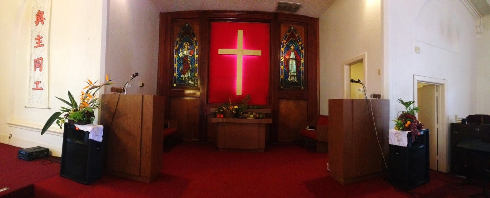 (Thanksgiving )Church flower arrangement