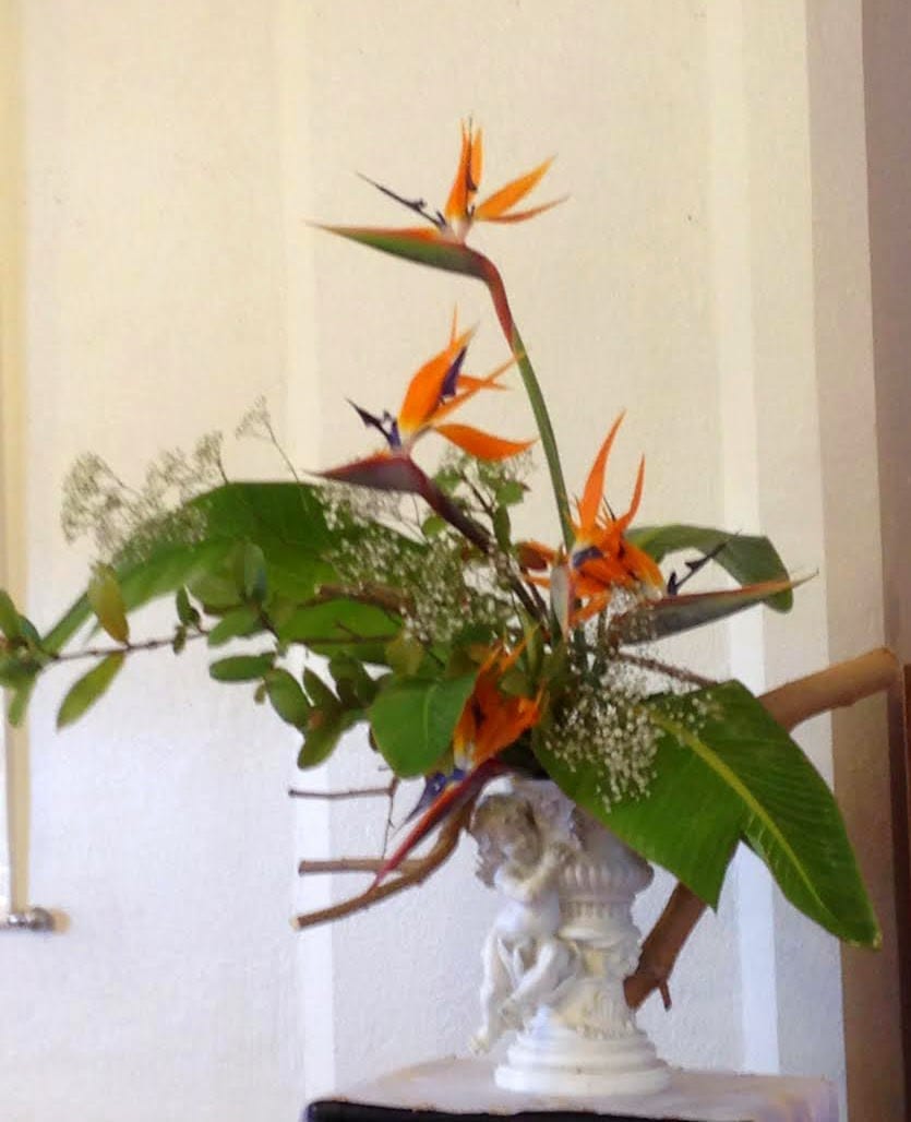 Church flower arrangement